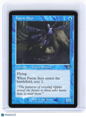 2021 Magic: TG—Faerie Seer #8 Modern Horizons 2—Uncommon Foil (Retro Frame)