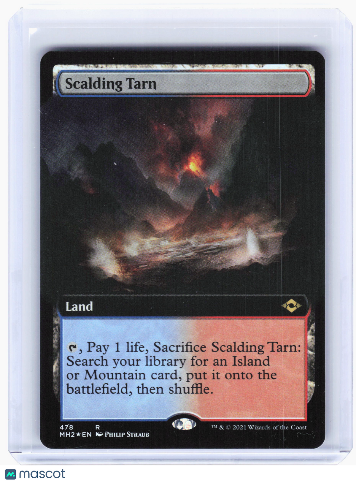 2021 Magic: TG—Scalding Tarn #478 Modern Horizons 2—Rare Foil (Extended Art)