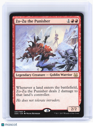 2017 Magic: TG—Zo-Zu the Punisher #41 Duel Decks: Mind vs. Might—Rare Nonfoil