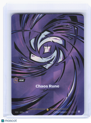 2026 Riftbound: League of Legends TCG—Chaos Rune #R05a Vendetta—Showcase Foil