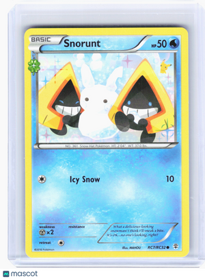2016 Pokemon—Snorunt #RC7 Generations: Radiant Collection—Common Nonholo [LP]