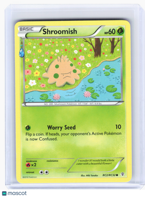 2016 Pokemon—Shroomish #RC2 Generations: Radiant Collection—Common Nonholo [LP]