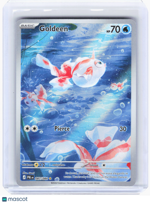 2026 Pokemon—Goldeen #87 Pitch Black—Illustration Rare Holo [Moderately Played]