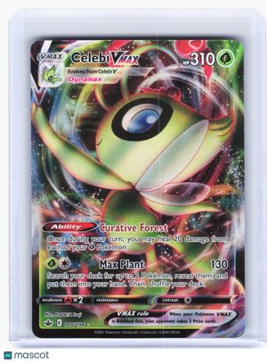 2021 Pokemon—Celebi VMAX #8 Chilling Reign—Ultra Rare Holo