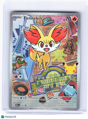 2026 Pokemon—Fennekin #059 Mega Evolution Promo—Black Star Promo Holo
