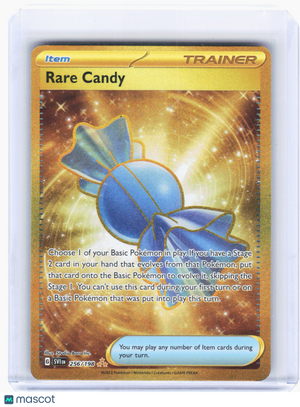 2023 Pokemon—Rare Candy #256 Scarlet & Violet Base Set—Hyper Rare Gold