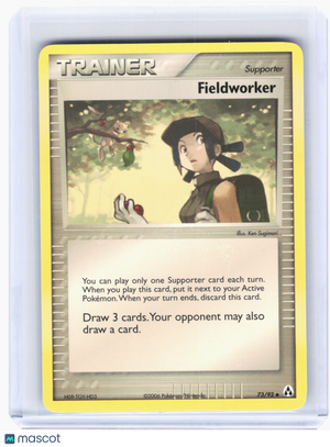 2006 Pokemon—Fieldworker #73 EX Legend Maker—Uncommon