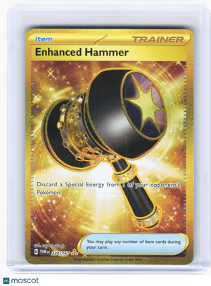 2024 Pokemon—Enhanced Hammer #224 Twilight Masquerade—Hyper Rare Gold