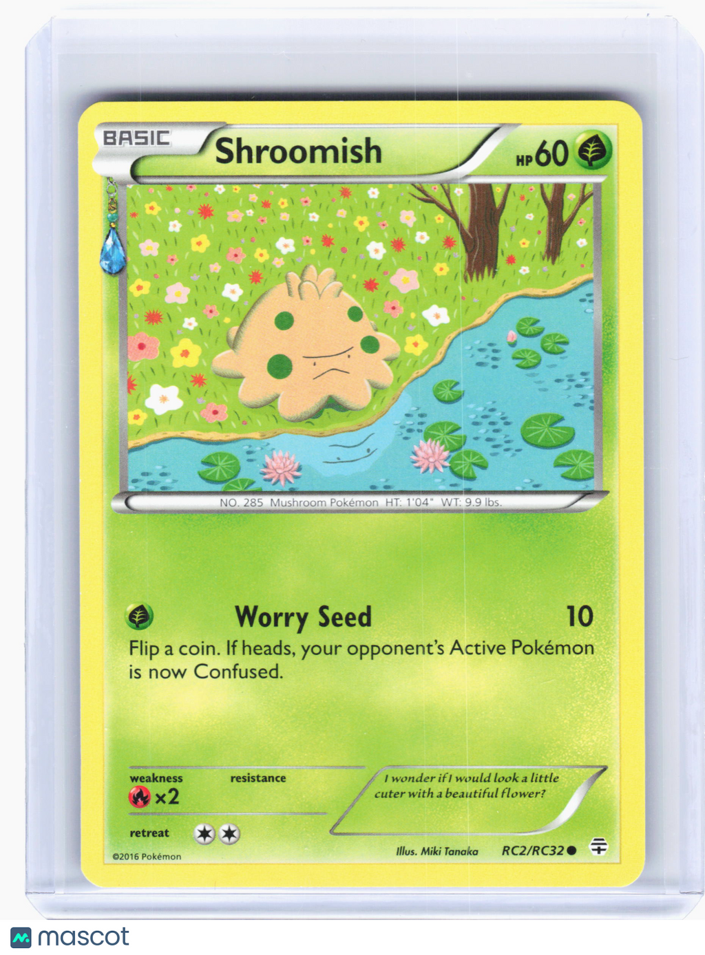 2016 Pokemon—Shroomish #RC2 Generations—Common Nonholo [Lightly Played]