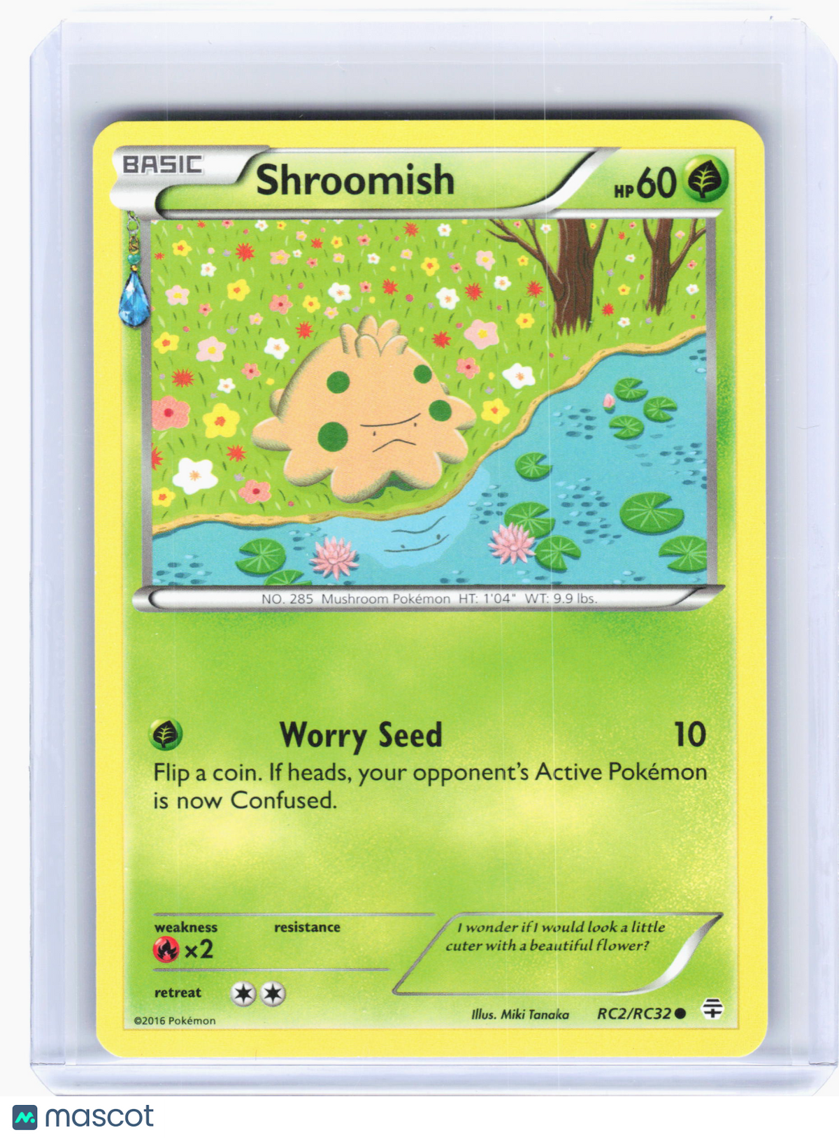 2016 Pokemon—Shroomish #RC2 Generations—Common Nonholo [Lightly Played]