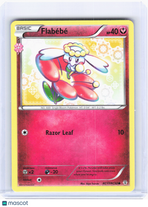 2016 Pokemon—Flabébé #RC17 Generations: Radiant Collection—Common Nonholo [LP]
