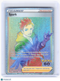 2022 Pokemon—Spark #85 GO—Secret Rare Rainbow [Damaged]