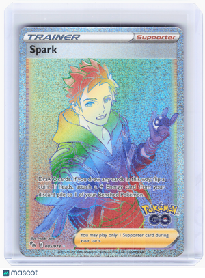 2022 Pokemon—Spark #85 GO—Secret Rare Rainbow [Damaged]