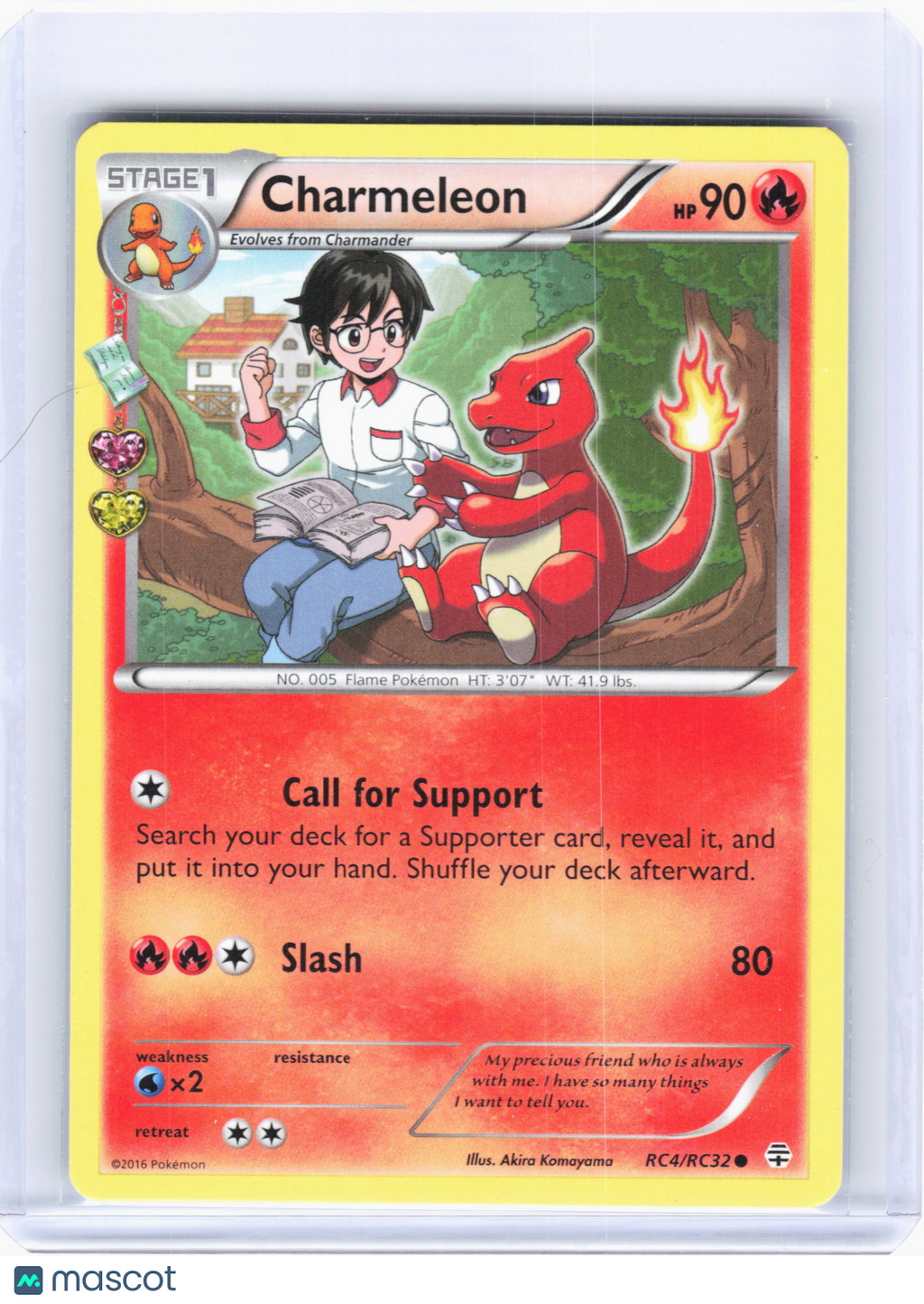 2016 Pokemon—Charmeleon #RC4 Generations: Radiant Collection—Common Nonholo [LP]