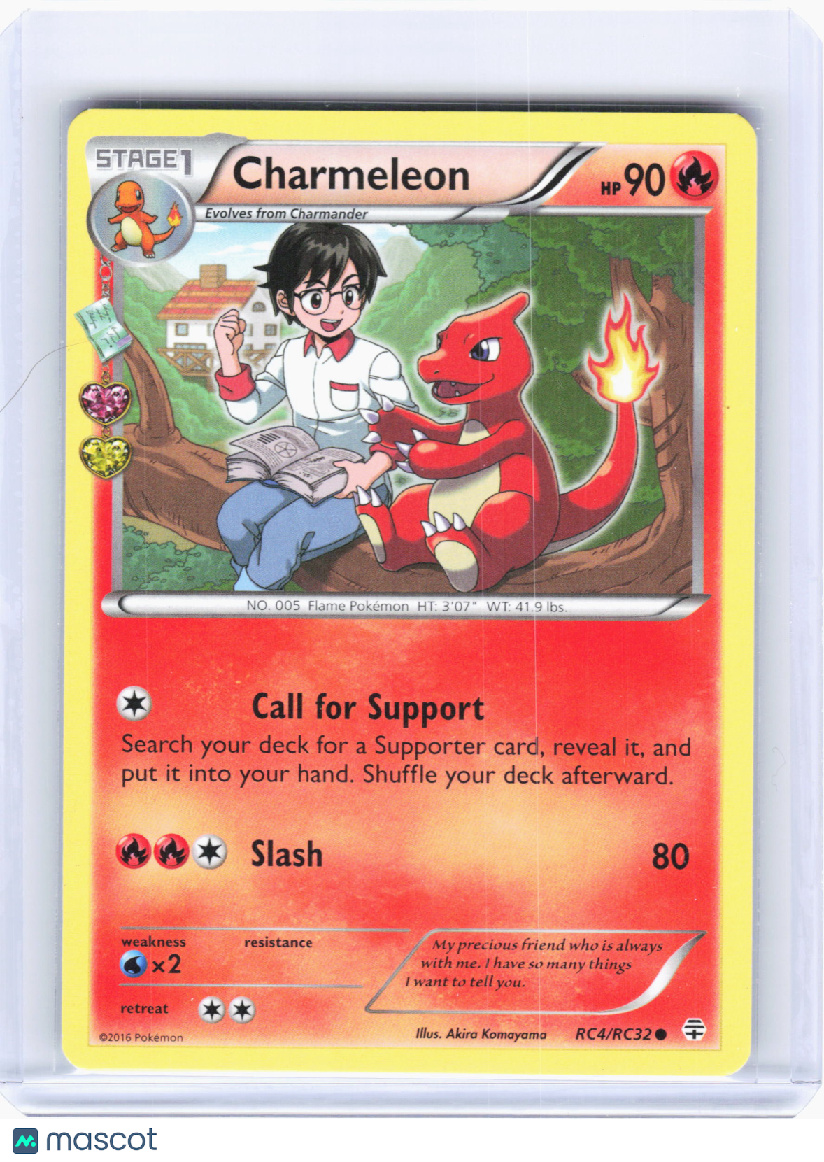 2016 Pokemon—Charmeleon #RC4 Generations: Radiant Collection—Common Nonholo [LP]