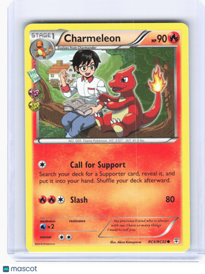 2016 Pokemon—Charmeleon #RC4 Generations: Radiant Collection—Common Nonholo [LP]