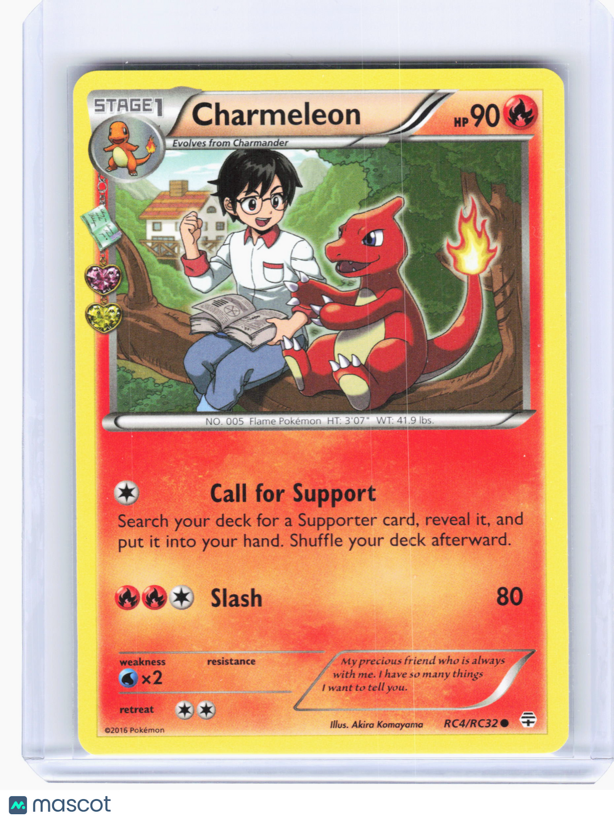 2016 Pokemon—Charmeleon #RC4 Generations: Radiant Collection—Common Nonholo [LP]