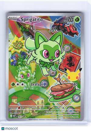 2026 Pokemon—Sprigatito #061 Mega Evolution Promo—Black Star Promo Holo