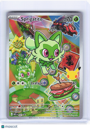 2026 Pokemon—Sprigatito #061 Mega Evolution Promo—Black Star Promo Holo