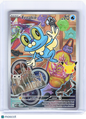 2026 Pokemon—Froakie #060 Mega Evolution Promo—Black Star Promo Holo