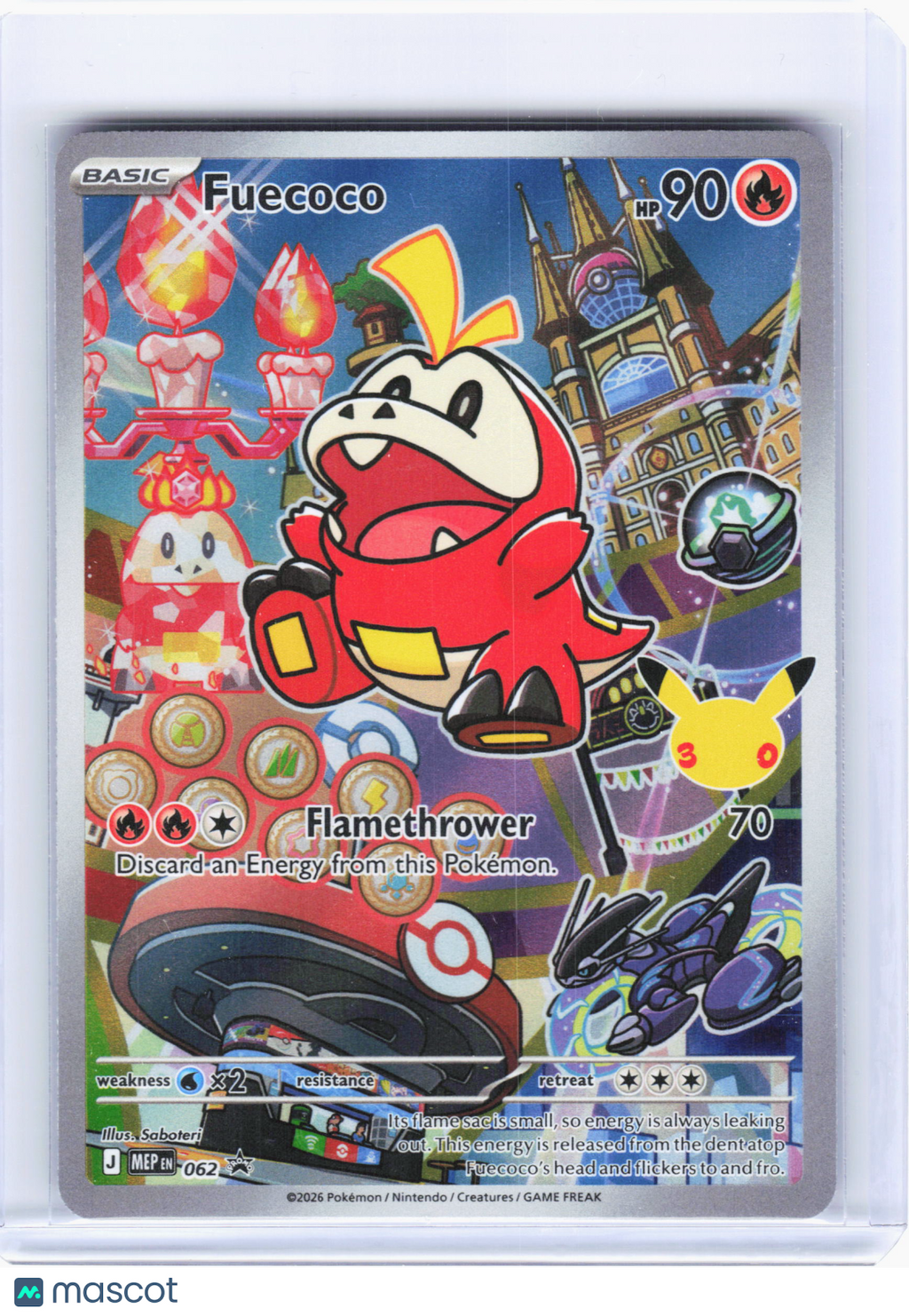 2026 Pokemon—Fuecoco #062 Mega Evolution Promo—Black Star Promo Holo