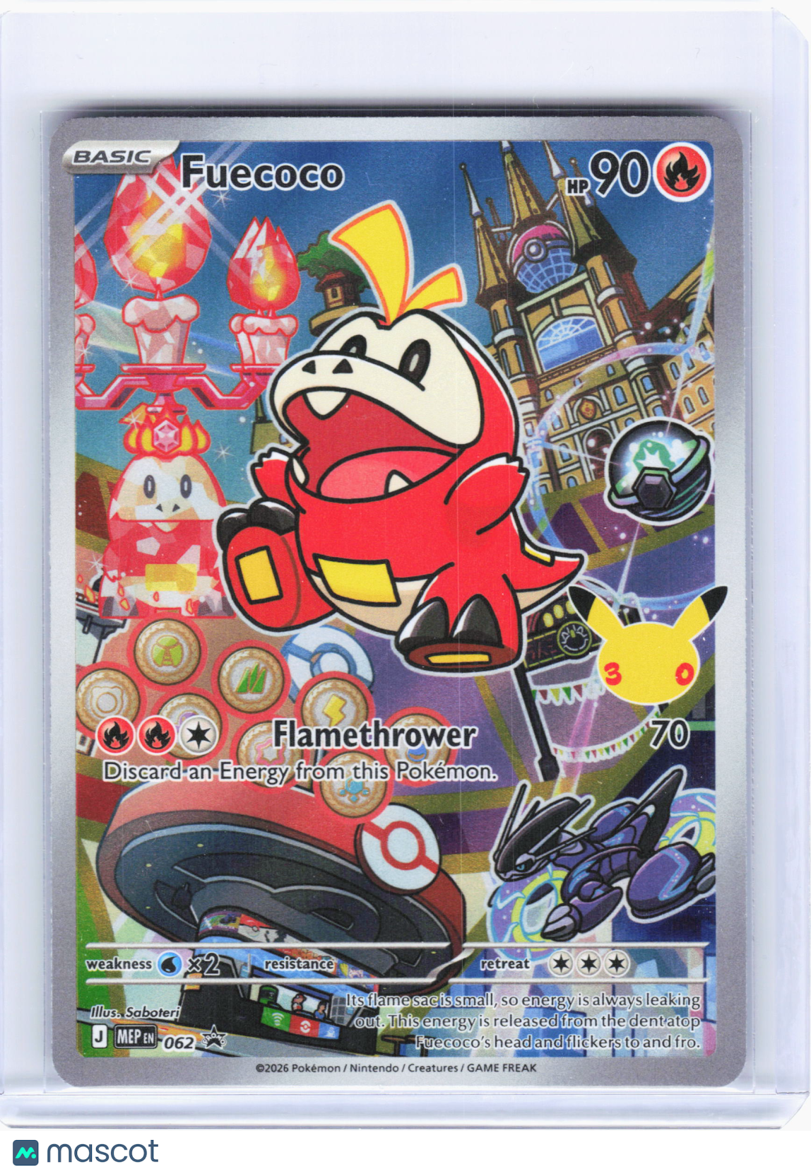 2026 Pokemon—Fuecoco #062 Mega Evolution Promo—Black Star Promo Holo
