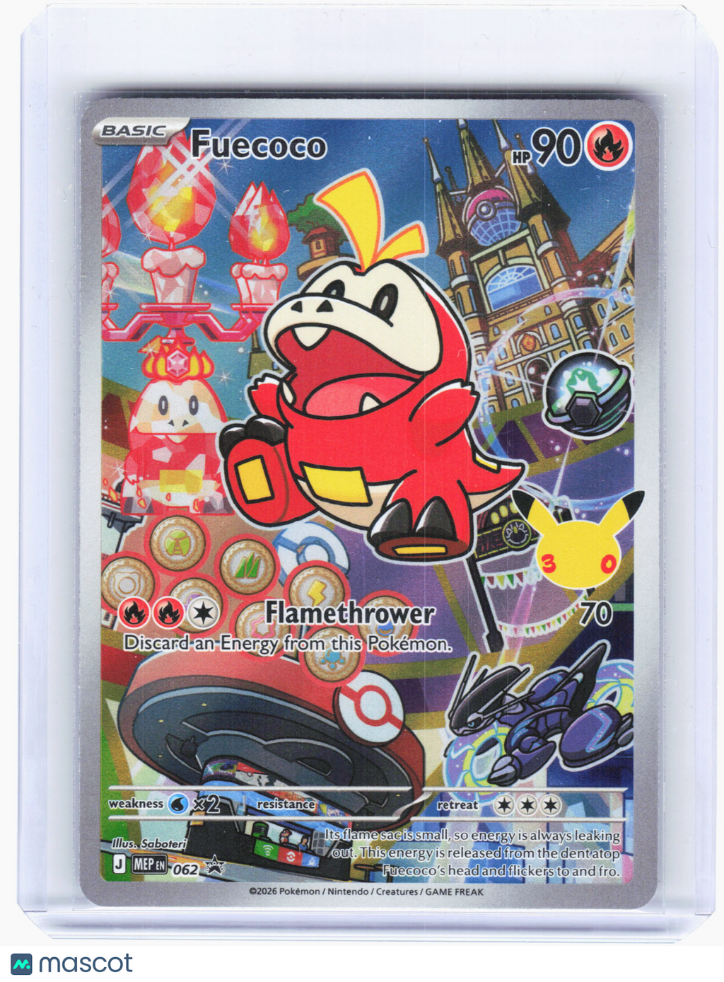 2026 Pokemon—Fuecoco #062 Mega Evolution Promo—Black Star Promo Holo