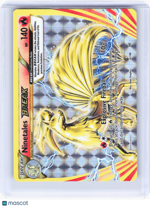 2016 Pokemon—Ninetales BREAK #16 Evolutions—Rare BREAK Holo