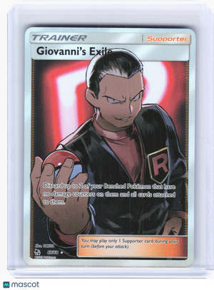 2019 Pokemon—Giovanni's Exile #67 Hidden Fates—Ultra Rare Holo