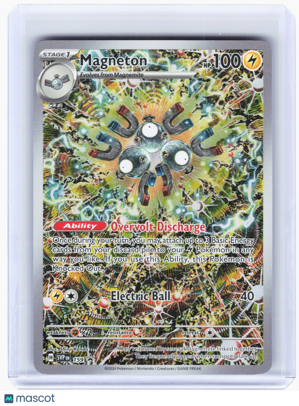 2024 Pokemon—Magneton #159 Scarlet & Violet Promo Cards—Black Star Promo Holo