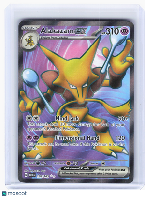 2023 Pokemon—Alakazam ex #188 Scarlet & Violet 151—Ultra Rare Holo