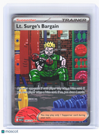2025 Pokemon—Lt. Surge's Bargain #185 Mega Evolution—Special Illustration Rare
