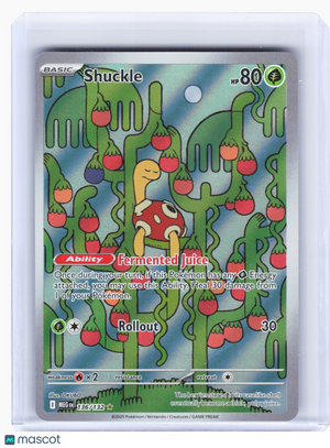 2025 Pokemon—Shuckle #136 Mega Evolution—Illustration Rare Holo