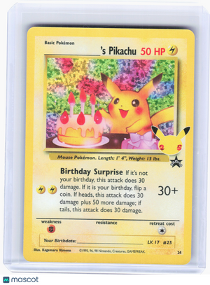 2021 Pokemon—______'s Pikachu #24 Celebrations: CC—Black Star Promo