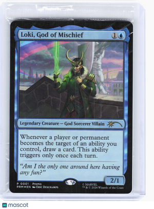 2026 Magic: The Gathering—Loki, God of Mischief #1 Media Promos—Foil (Sealed)