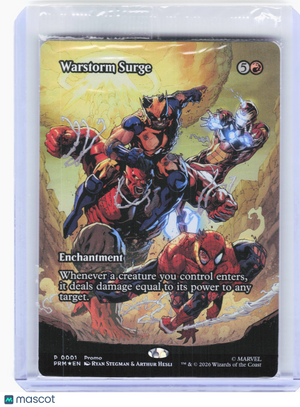 2025 Magic: The Gathering—Warstorm Surge #1 Media Promos—Promo Foil (Sealed)