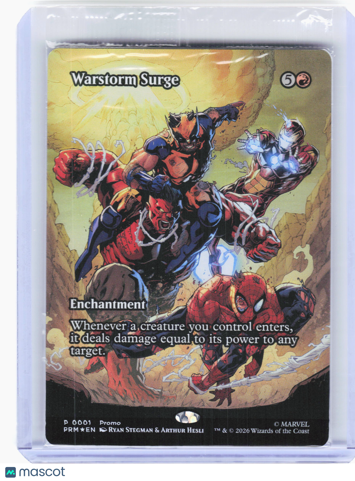 2025 Magic: The Gathering—Warstorm Surge #1 Media Promos—Promo Foil (Sealed)