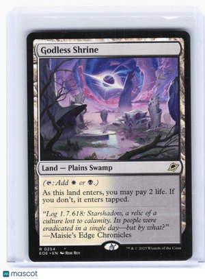 2025 Magic: The Gathering—Godless Shrine #254 Edge of Eternity—Rare Nonfoil