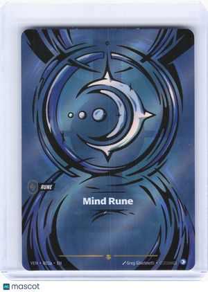 2026 Riftbound: League of Legends TCG—Mind Rune #R03a Vendetta—Showcase Foil