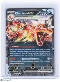 2024 Pokemon—Charizard ex #54 Paldean Fates—Double Rare Holo [Heavily Played]