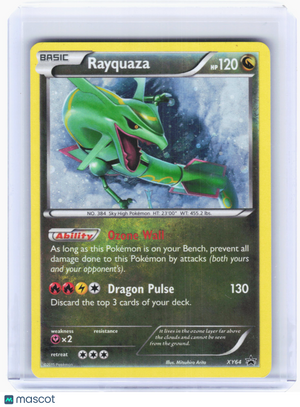 2015 Pokemon—Rayquaza #64 XY Promos—Black Star Promo Holo [Heavily Played]