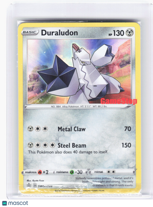 2020 Pokemon—Duraludon #028 Sword & Shield—Black Star Promo (Gamestop) (Sealed)