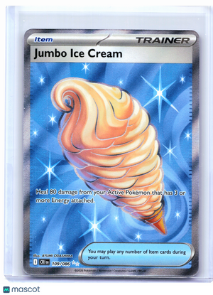 2026 Pokemon—Jumbo Ice Cream #109/086 Chaos Rising—Ultra Rare Holo