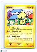 2006 Pokemon—Minun #4/17 POP Series 3—Rare Nonholo