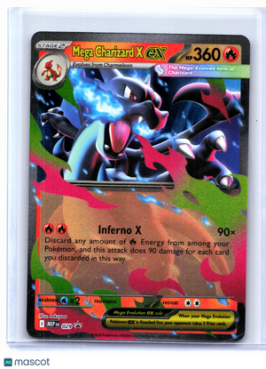 2026 Pokemon—Mega Charizard X ex #029 Mega Evolution Promo—Black Star Promo Holo