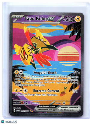 2023 Pokemon—Tapu Koko ex #247/182 Paradox Rift—SIR Holo [Lightly Played]