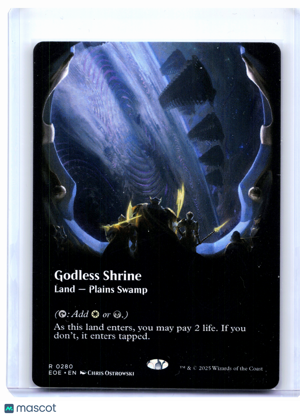 2025 Magic: TG—Godless Shrine (Borderless) #0280 Edge of Eternities—Rare Nonfoil