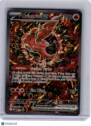 2025 Pokemon—Oricorio ex #024 Mega Evolution—Black Star Promo Holo