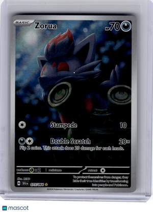 2024 Pokemon—Zorua #75 Shrouded Fable—Illustration Rare Holo