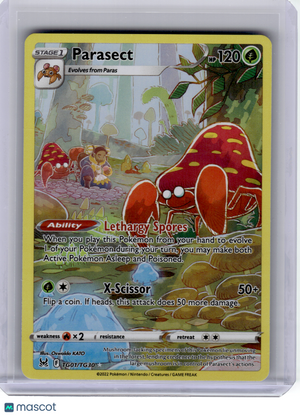 2022 Pokemon—Parasect #TG01 Lost Origin Trainer Gallery—Ultra Rare Holo